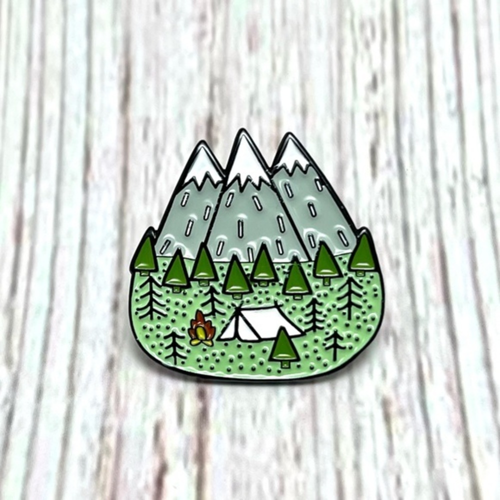 Outdoor Adventure Brooch/ Enamel Pin